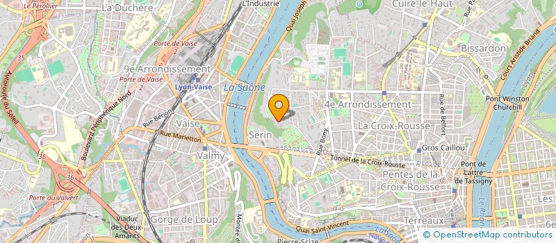 localisation de l'entreprise DE SERMUR  LYON