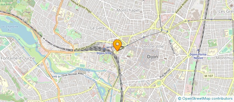 localisation de l'entreprise DE SEVIGNE à DIJON