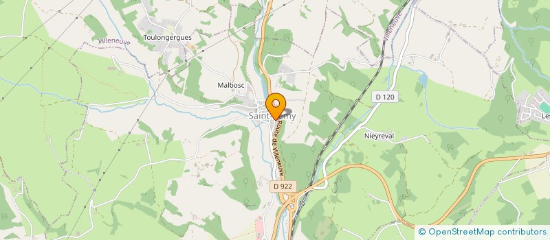 localisation de l'entreprise DE SI DE LA  MORLHON-LE-HAUT