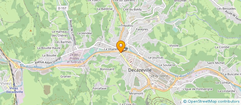 localisation de l'entreprise DE SIMONE à DECAZEVILLE