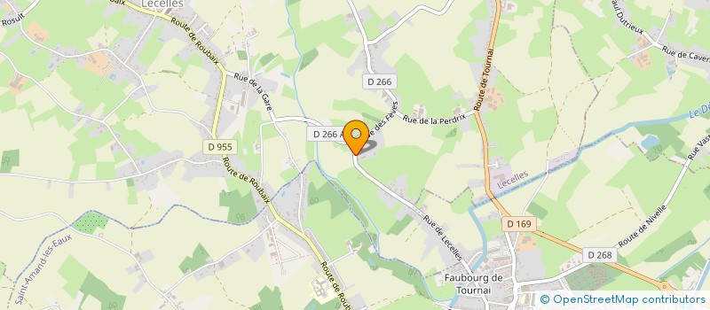 localisation de l'entreprise DE SLOOVERE L  LECELLES