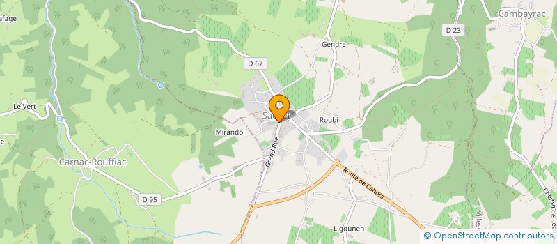 localisation de l'entreprise DE SOINS DU PLATEAU DE SAUZET  SAUZET