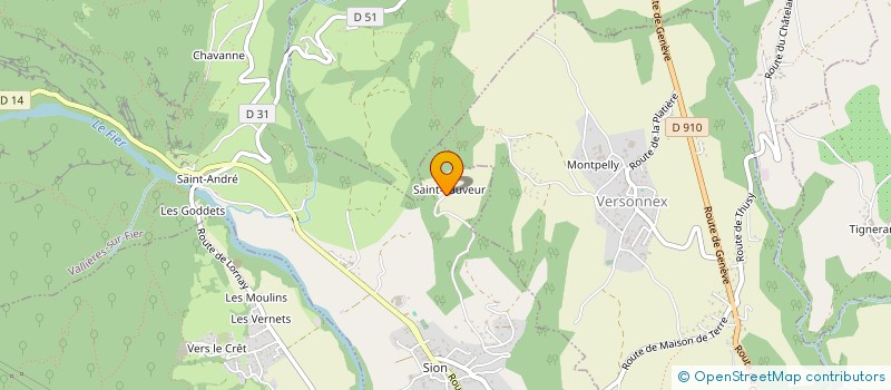 localisation de l'entreprise DE SOL EN CIME  VALLIERES-SUR-FIER