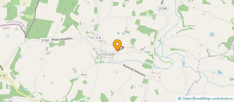 localisation de l'entreprise DE SOLFERINO  GIMBREDE