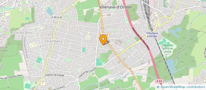 localisation de l'entreprise DE SOUDIS 55  VILLENAVE-D'ORNON