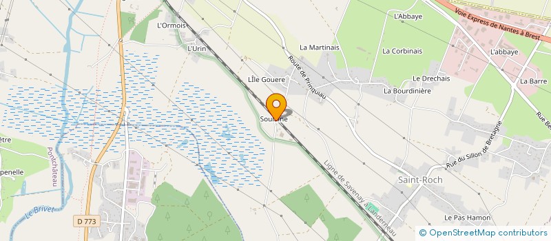 localisation de l'entreprise DE SOULAINE à PONTCHATEAU