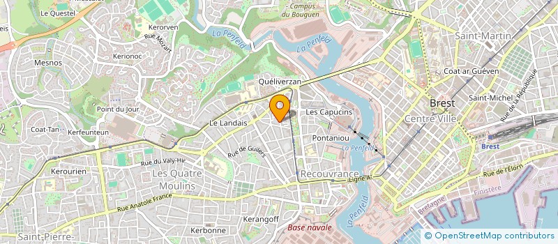 localisation de l'entreprise DE SOUSA à BREST