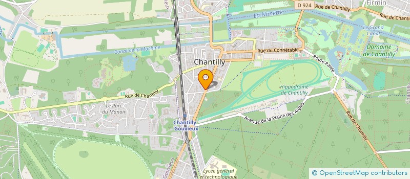 localisation de l'entreprise DE SOUSA  CHANTILLY