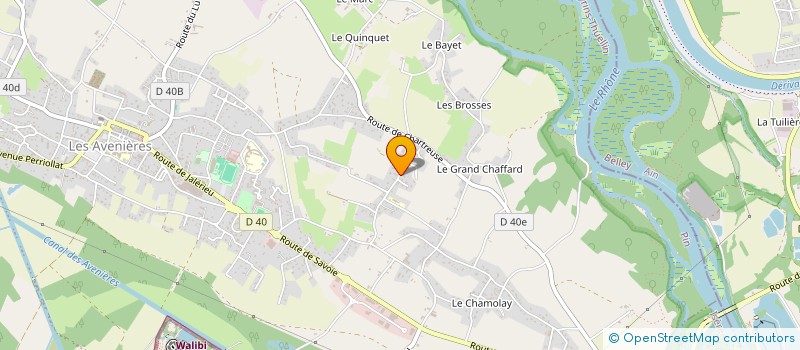 localisation de l'entreprise DE SOUSA  LES AVENIERES VEYRINS-THUELLIN