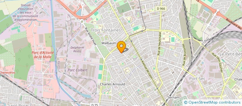 localisation de l'entreprise DE SOUSA ET SILVINA  REIMS