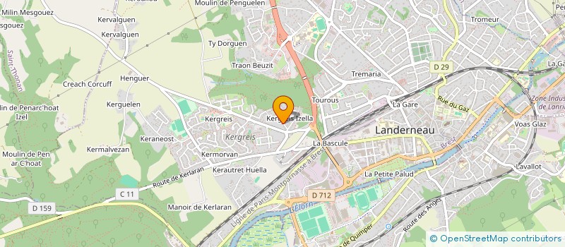 localisation de l'entreprise DE SOUSA HABITAT  LANDERNEAU