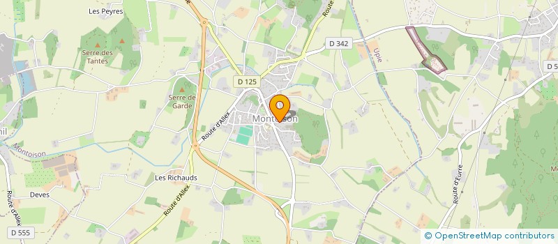 localisation de l'entreprise DE SOUSA MESPLES  MONTOISON