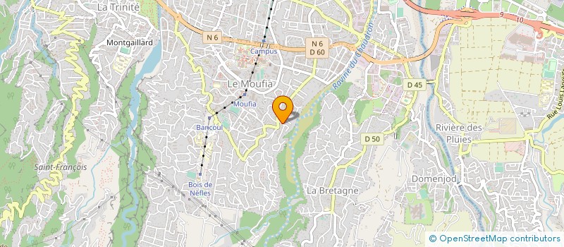 localisation de l'entreprise DE SOUSA PROJECTION à SAINT-DENIS