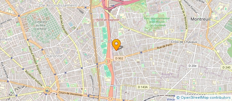 localisation de l'entreprise DE SOUZA FINANCE SOLUTIONS à BAGNOLET