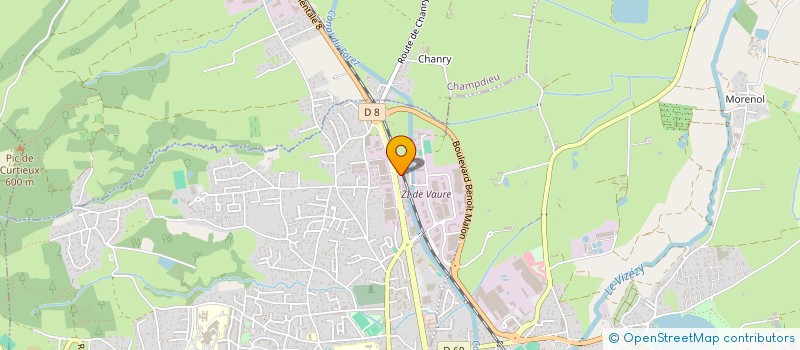 localisation de l'entreprise DE SURVAURE  MONTBRISON