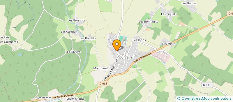 localisation de l'entreprise DE TALIN  POURRAIN