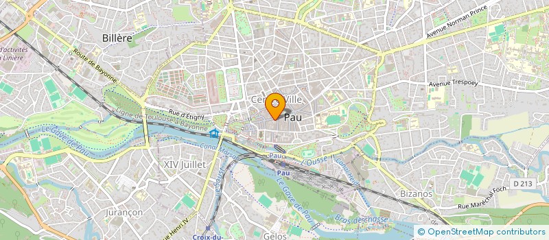 localisation de l'entreprise DE TASSIGNY CACHELOU AVOCATS à PAU