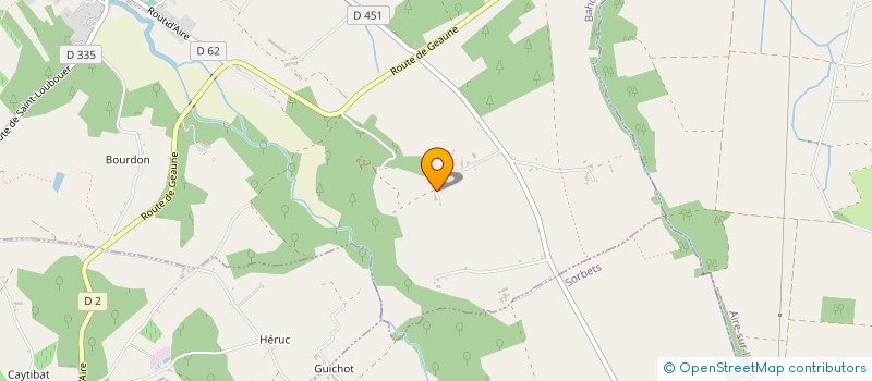 localisation de l'entreprise DE TASTOT  BAHUS-SOUBIRAN