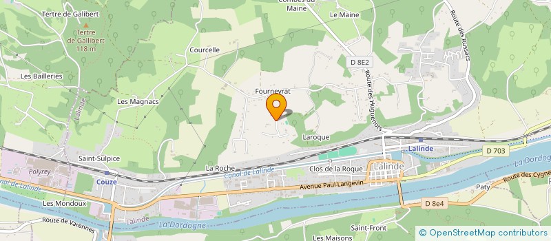 localisation de l'entreprise DE TERRE PAILLE A SONS à LALINDE