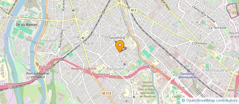 localisation de l'entreprise DE TERSSAC LMNP  TOULOUSE