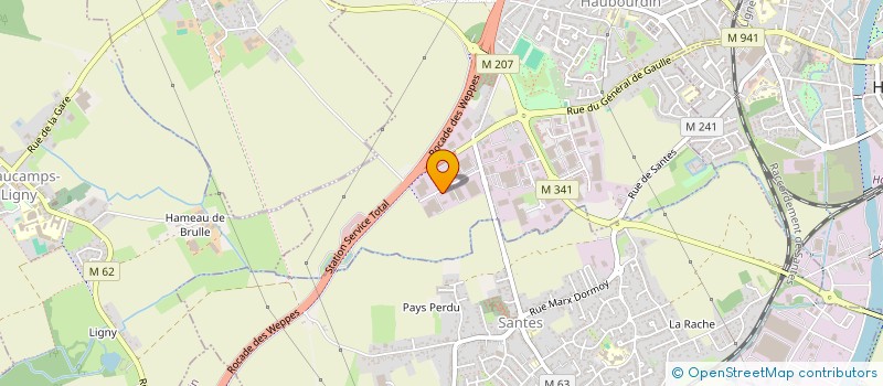 localisation de l'entreprise DE TERUGKEER  HALLENNES-LEZ-HAUBOURDIN