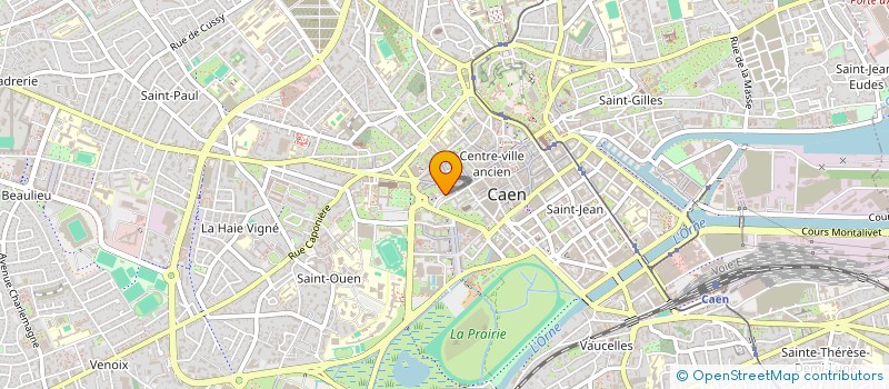 localisation de l'entreprise DE THAN à CAEN