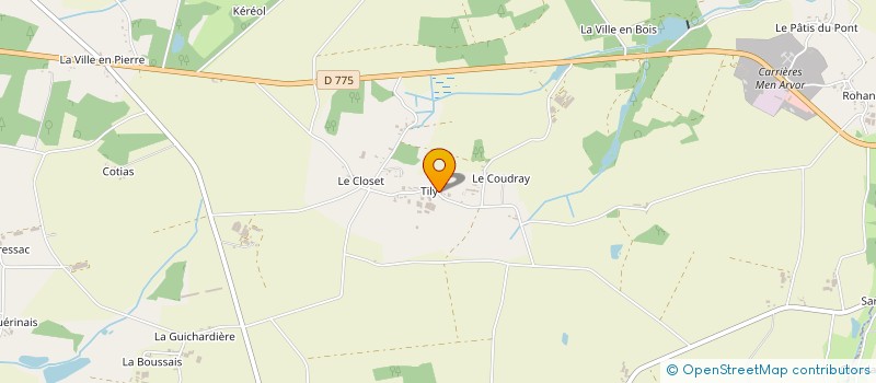localisation de l'entreprise DE TILY à AVESSAC