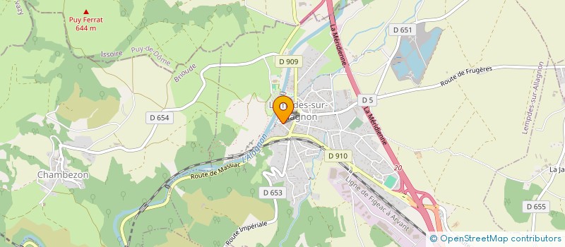 localisation de l'entreprise DE TITI A KIKINE  LEMPDES-SUR-ALLAGNON