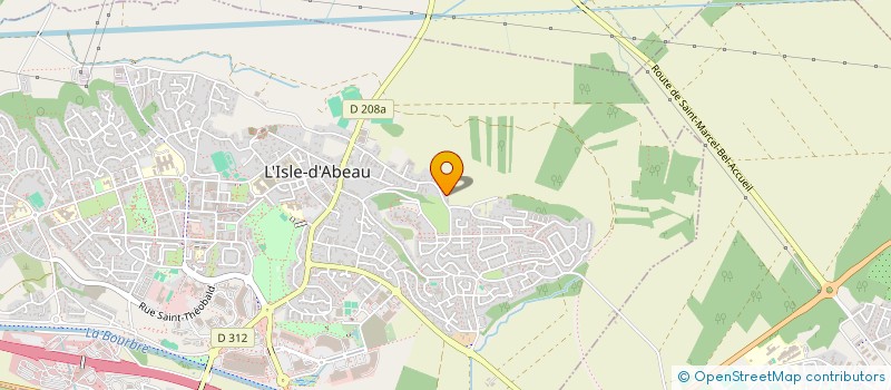 localisation de l'entreprise DE TOIRIN  L'ISLE-D'ABEAU