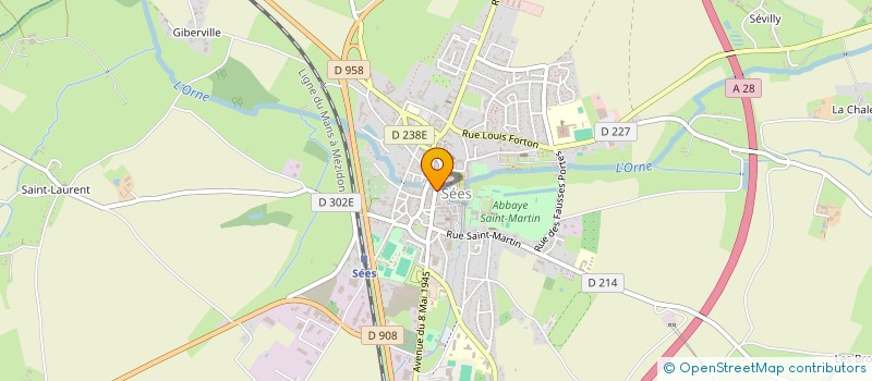 localisation de l'entreprise DE TOMASI à SEES