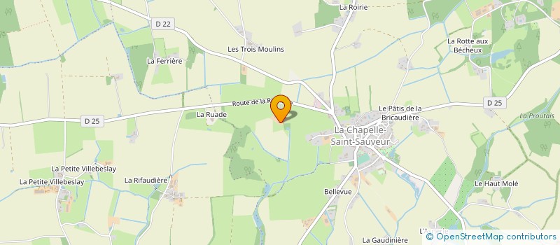 localisation de l'entreprise DE TOUCHE RONDE  LOIREAUXENCE