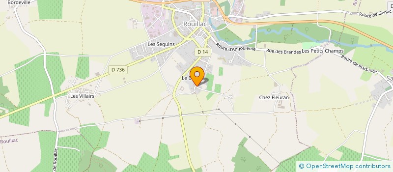 localisation de l'entreprise DE TOURISE à ROUILLAC