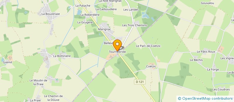 localisation de l'entreprise DE TOURNEBRIDE à SAFFRE