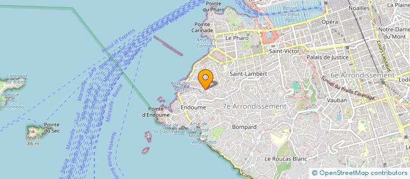localisation de l'entreprise DE TOURVILLE à MARSEILLE