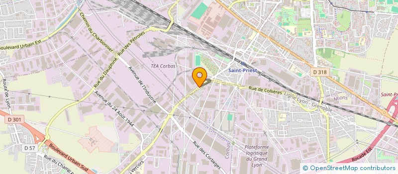 localisation de l'entreprise DE TOURVILLE EXPERTISE  SAINT-PRIEST