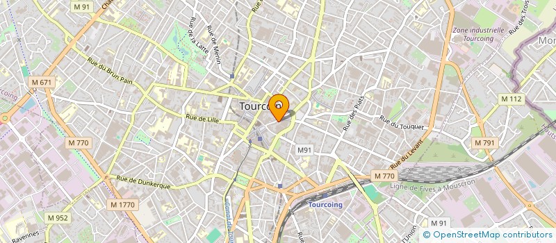 localisation de l'entreprise DE TOUTE BEAUTE à TOURCOING