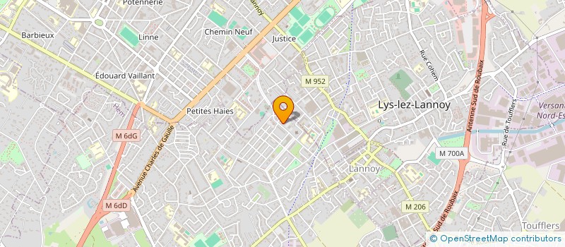 localisation de l'entreprise DE TOUTES FACONS  HEM