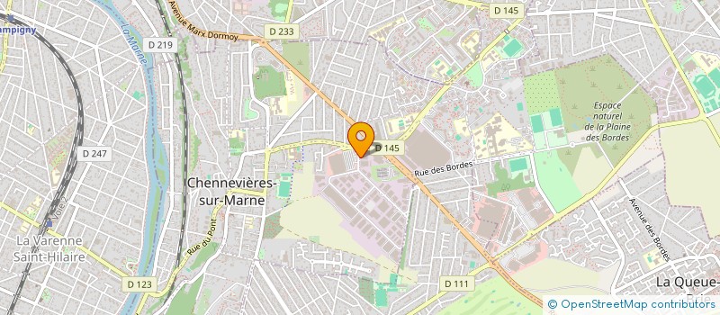 localisation de l'entreprise DE TOUTES LES COULEURS à CHENNEVIERES-SUR-MARNE