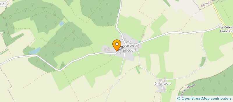 localisation de l'entreprise DE TOUTES LES COULEURS à GERCOURT-ET-DRILLANCOURT