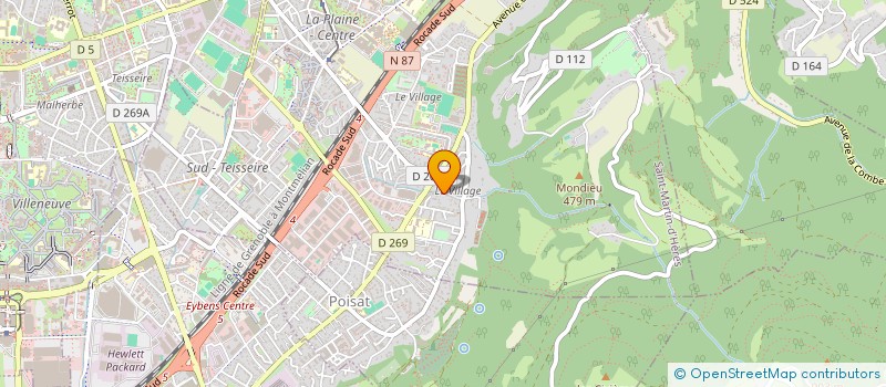 localisation de l'entreprise DE TOUTES SEVES ET DE TOUS POILS  SAINT-MARTIN-D'HERES