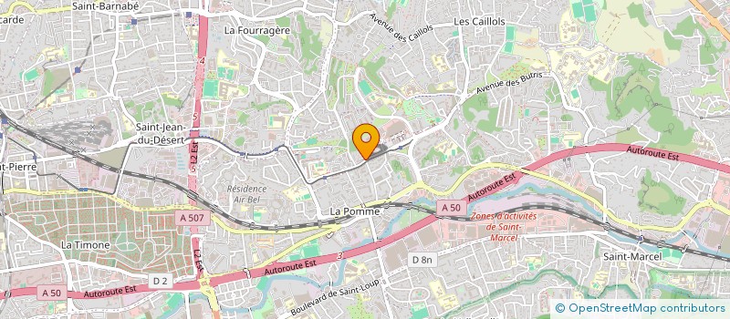 localisation de l'entreprise DE TRANE à MARSEILLE