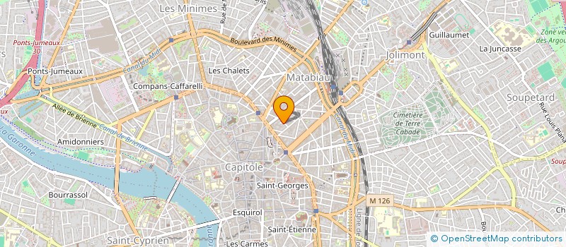 localisation de l'entreprise DE TREFLE  TOULOUSE