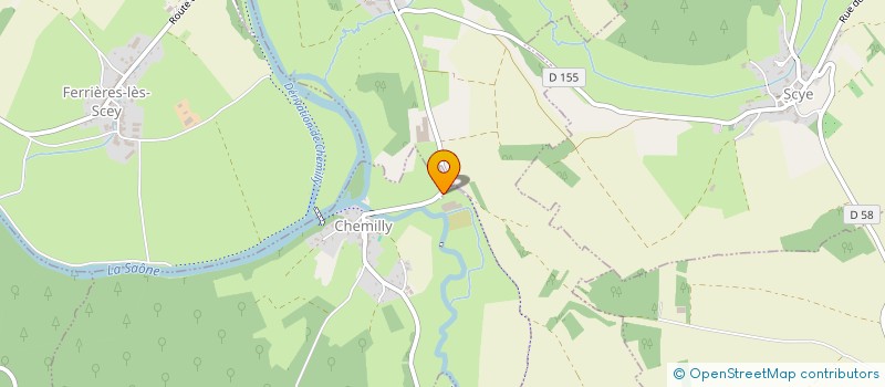 localisation de l'entreprise DE TREVILLERS CARTONNAGES à CHEMILLY