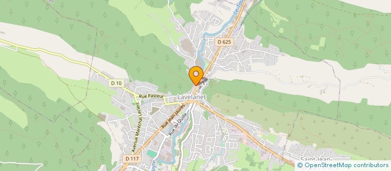 localisation de l'entreprise DE TYSSANDIER D ESCOUS RENE à LAVELANET