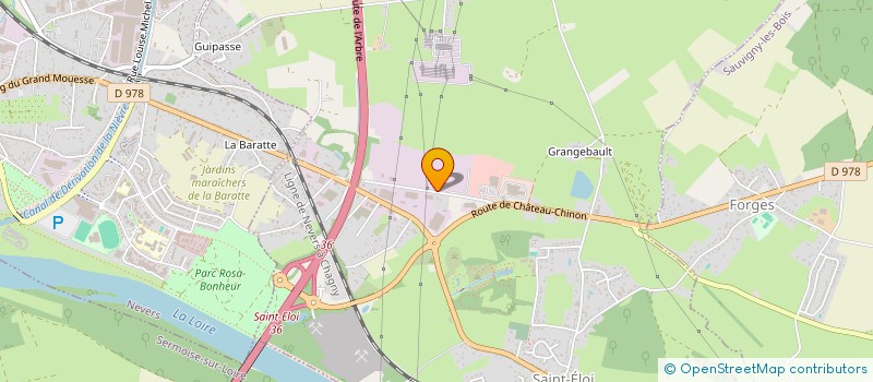 localisation de l'entreprise DE.VA.EL.  SAINT-ELOI