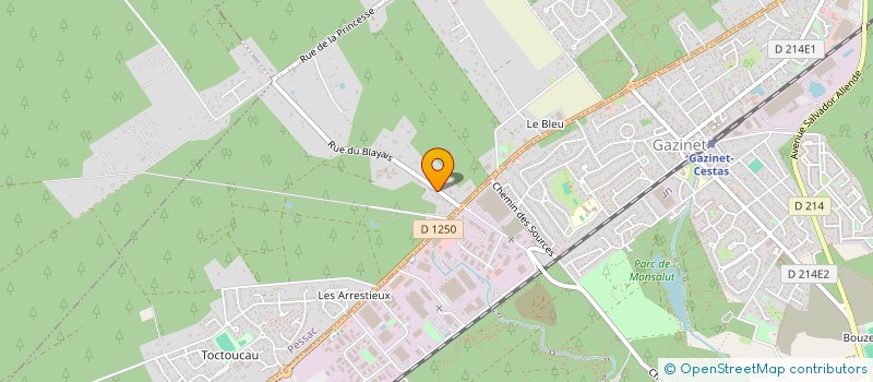 localisation de l'entreprise DE VALINCO  PESSAC