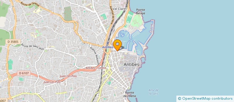 localisation de l'entreprise DE VALK YACHTING FRANCE à ANTIBES