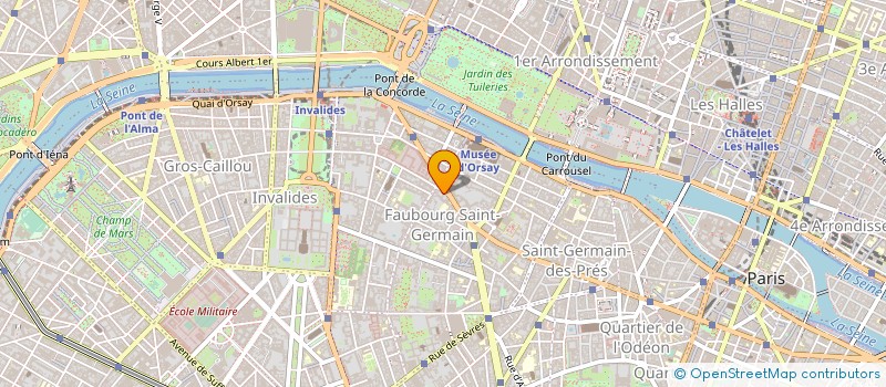 localisation de l'entreprise DE VALLAVIEILLE LOUIS à PARIS