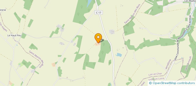 localisation de l'entreprise DE VALLEES  SAINT-MARTIN-DES-BOIS