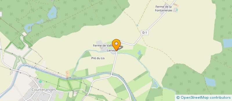 localisation de l'entreprise DE VALLIEVRE  LUSIGNY-SUR-BARSE